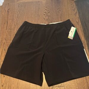 Grand Slam Men's Black Athletic Shorts